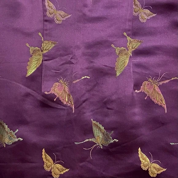 Vintage Pudding Shop by April Cornell purple mini dress - Picture 6 of 7